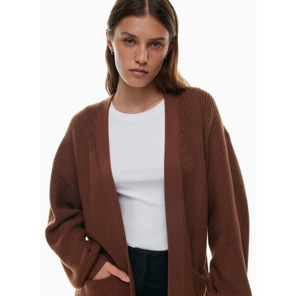 Wilfred Free Unwind Cardigan 100% Merino Wool yarn from Italy - Picture 2 of 12